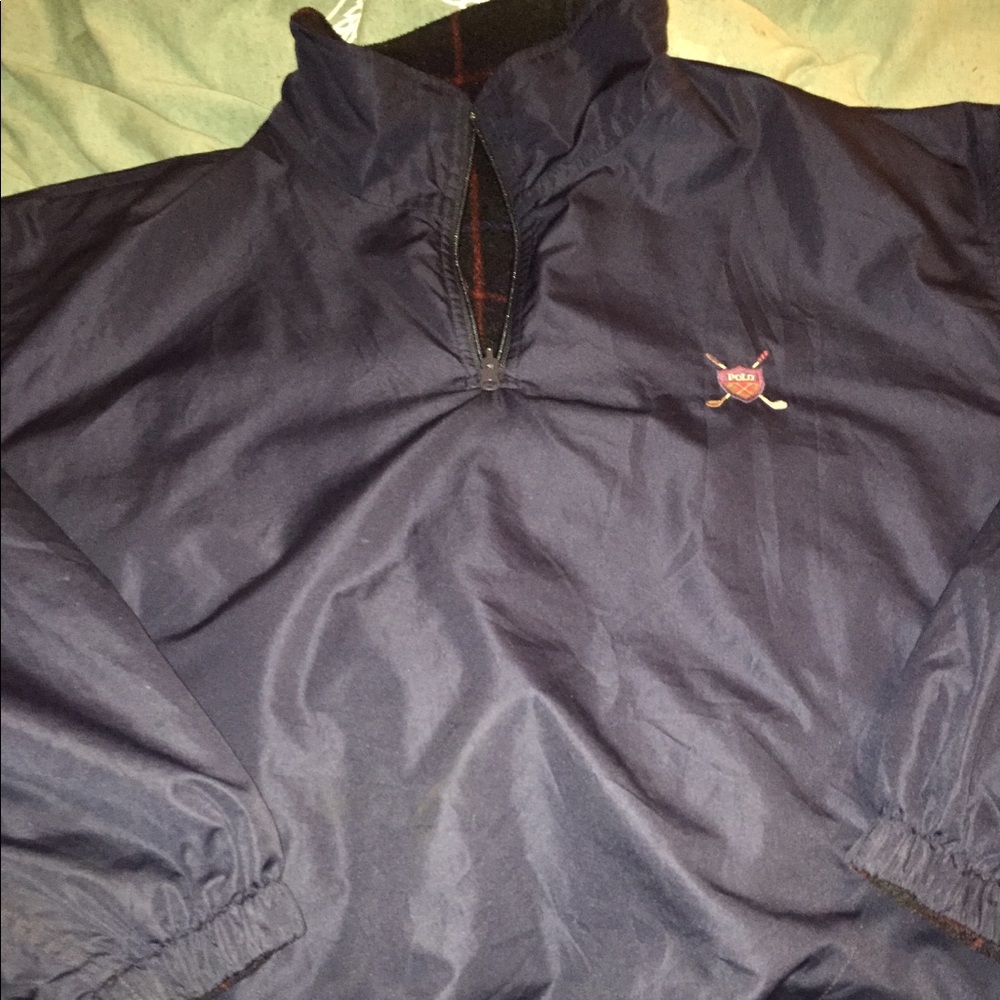 Mens Polo half-zip jacket